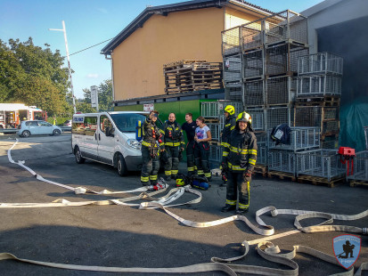 Vaja: Požar v tovarni Intec MKD, Križe, 15. 9. 2018