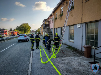 Vaja: Požar v tovarni Intec MKD, Križe, 15. 9. 2018