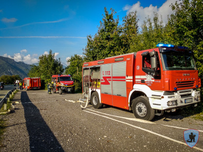 Vaja: Požar v tovarni Intec MKD, Križe, 15. 9. 2018