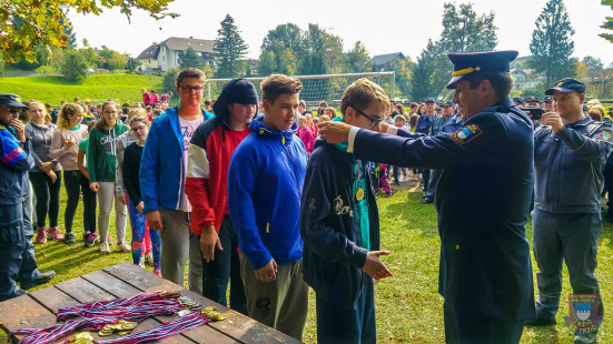 Gasilsko tekmovanje GZ Kokra, GZ Naklo, GZ Tržič in GZ Cerklje, 6. 10. 2018