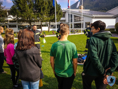 Vaja: Požar v OŠ Križe, 29. 9. 2018