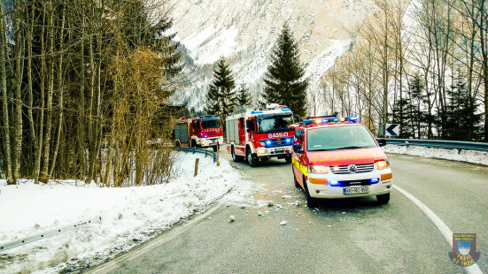 Prometna nesreča, cesta proti Ljubelju, 27.1.2017