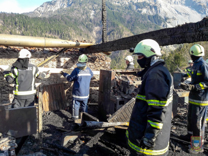 Požar gospodarskega poslopja v Podljubelju, 29. 3. 2017