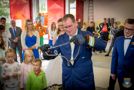 Gasilska šranga za Marijo in Domna