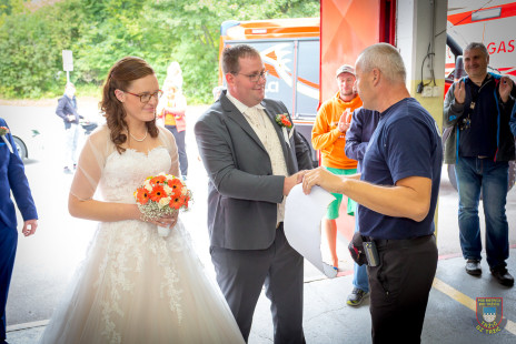 Gasilska šranga za Marijo in Domna