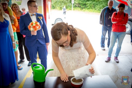 Gasilska šranga za Marijo in Domna