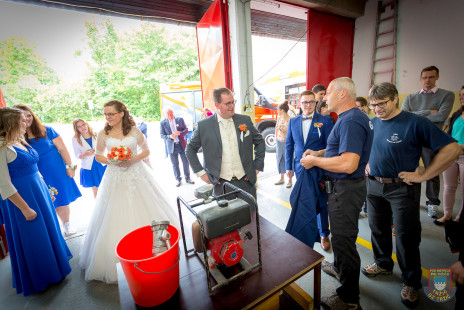 Gasilska šranga za Marijo in Domna