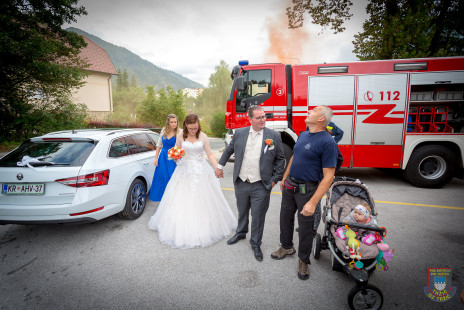 Gasilska šranga za Marijo in Domna