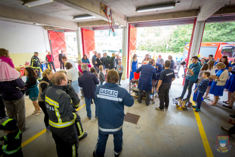 Gasilska šranga za Marijo in Domna