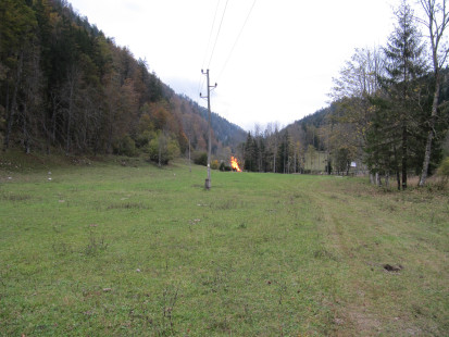 Vaja, Gozdni požar v Jelendolu, 16.10.2014