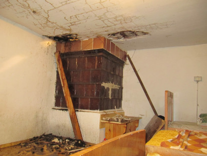 Požar v stanovanjski hiši, Podljubelj, 17. 11. 2011