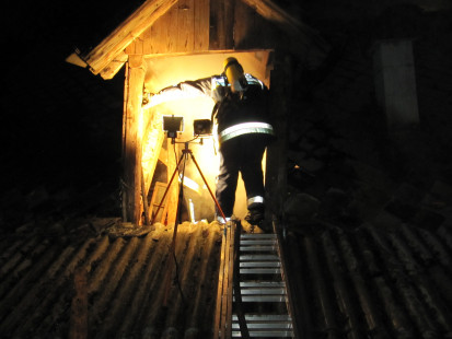 Požar v stanovanjski hiši, Podljubelj, 17. 11. 2011