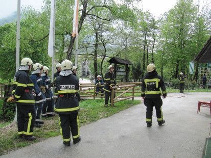 Praktične vaje za tečaj Gasilec, 27.4.2014