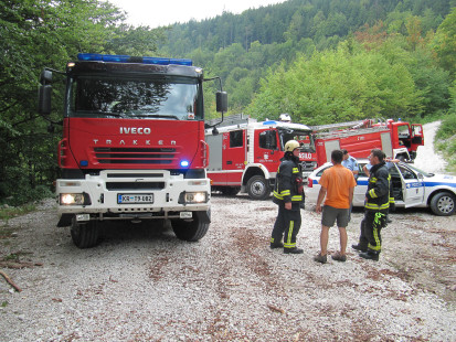 Požar v naravi - Podljubelj, 9.8.2013