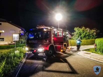 Požar vozila, Pristava, 17. 5. 2019