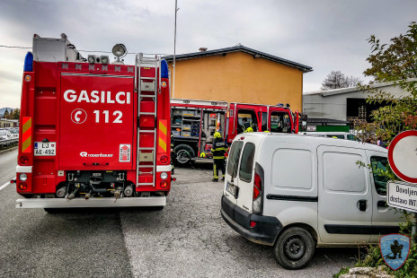 Požar stroja v podjetju Intec MKD, Retnje, 28. 10. 2019