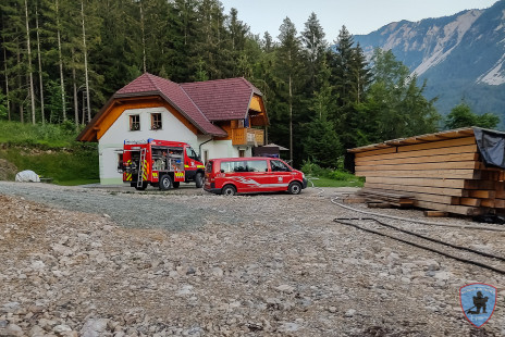 Požar gospodarskega poslopja, Potarje, 5. 7. 2020