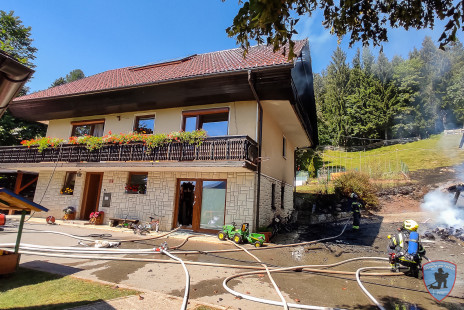 Požar gospodarskega poslopja, Potarje, 5. 7. 2020