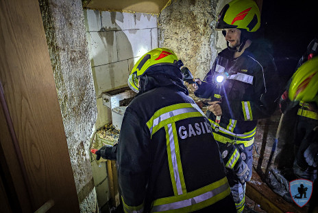 Požar stanovanjske hiše, Loka pri Tržiču, 24. 2. 2022