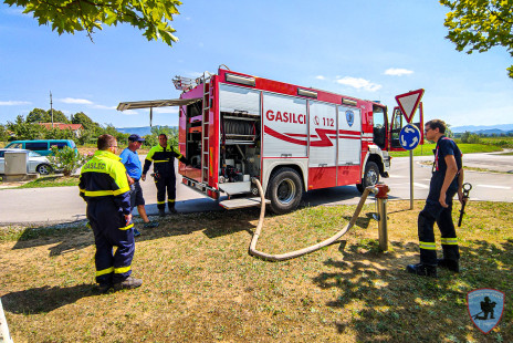 Požar na Krasu, 18. 7. 2022