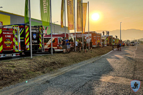 Požar na Krasu, 21. 7. 2022