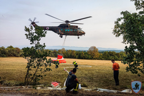 Požar na Krasu, 21. 7. 2022