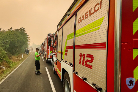 Požar na Krasu, 21. 7. 2022