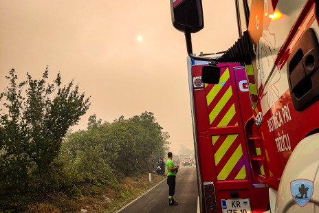 Požar na Krasu, 21. 7. 2022