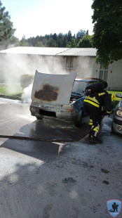 Požar vozila - Bistrica pri Tržiču, 19.7.2023