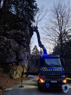 Odstranjevanje dreves - cesta Čadovlje pri Tržiču - Jelendol, 26.2.2026