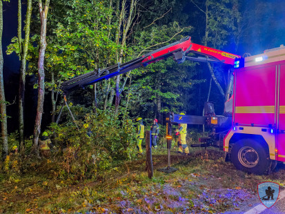 Prometna nesreča - cesta Bistrica pri Tržiču - Ljubelj