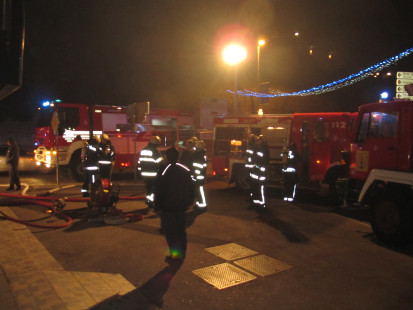 Požar v Restavraciji Raj, 26. 12. 2011