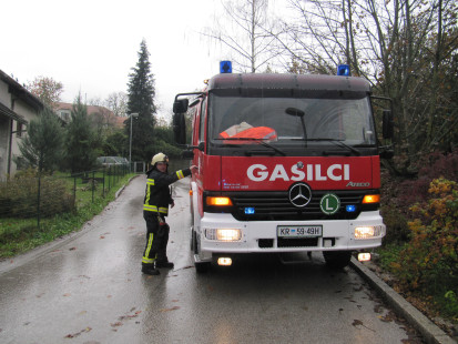 Črpanje vode, Kovor, 1. 11. 2012