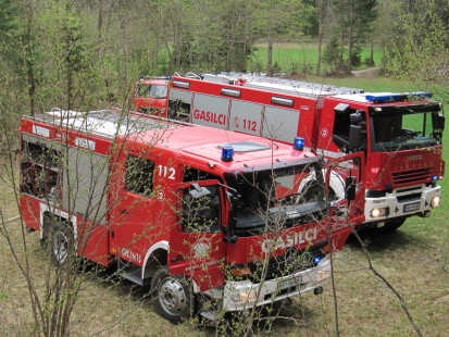 Požar v naravi, Podljubelj, 12. 4. 2011