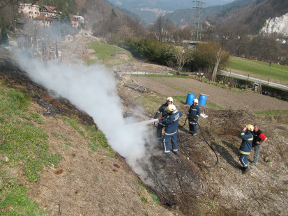 Požar smreke na Zelenici, 25. 3. 2011