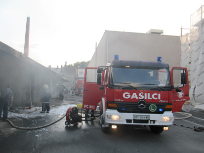 Požar Peko-PGP, Tržič, 25. 5. 2011