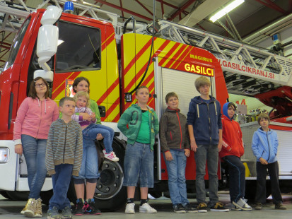 Mladina na obisku pri JZ GRS Kranj, 24.6.2013