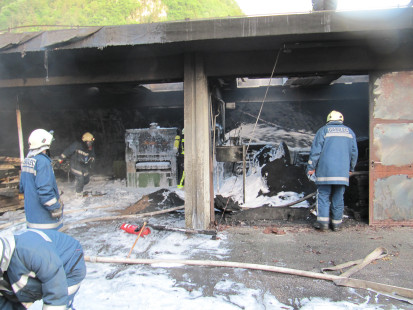 Požar Peko-PGP, Tržič, 25. 5. 2011