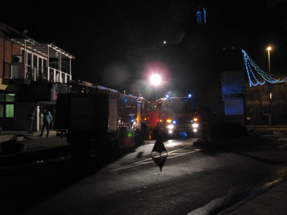 Požar v Restavraciji Raj, 26. 12. 2011