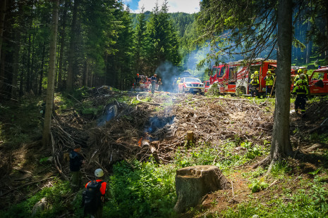 Vaja "Gozni požar" v Avstriji, 22. in 23. 6. 2018